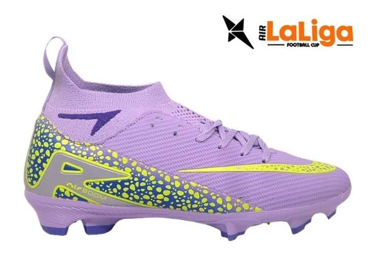 M- AIR LALİGA KRAMPON - 610 - ÇORAPLI - LİLA-SARI