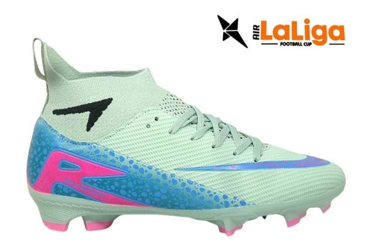 M- AIR LALİGA KRAMPON - 610 - ÇORAPLI - SU-YEŞİL-MAVİ