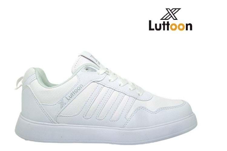 G- LUTTOON SPOR - 4189 - CİLT / BEYAZ-GÜMÜŞ