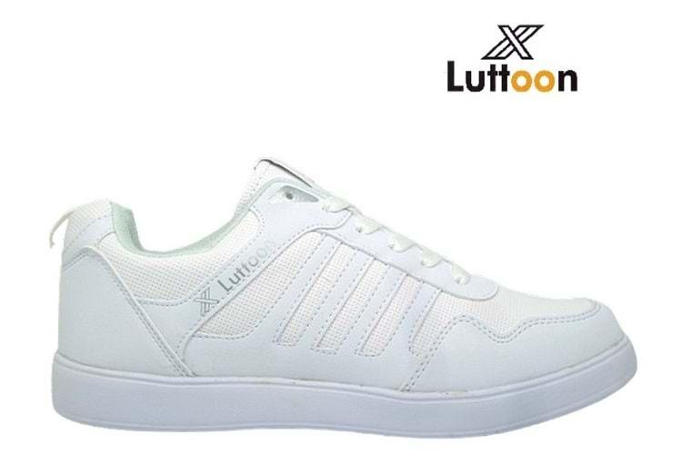 M- LUTTOON SPOR - 4189 - CİLT / BEYAZ-GÜMÜŞ