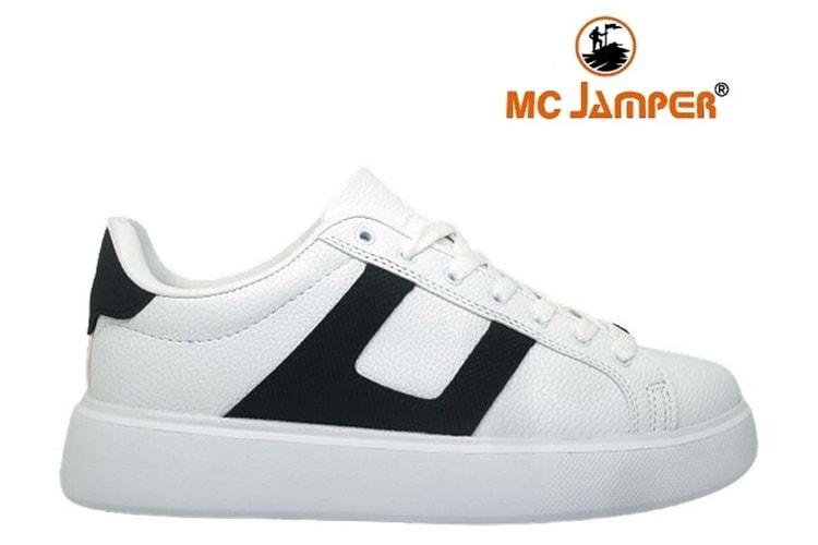 M- MC JAMPER SPOR - 2422 - CİLT / BEYAZ-SİYAH