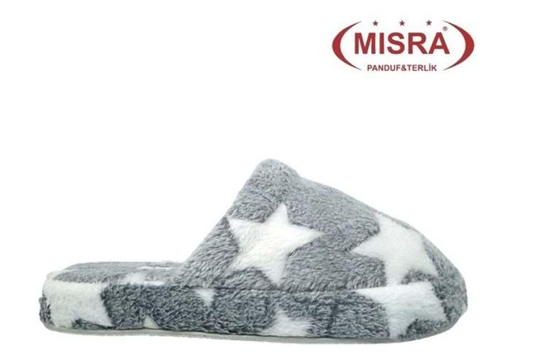 Z- MISRA - EV İÇİ TERLİK - YILDIZLI - GRİ
