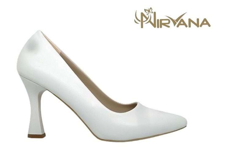Z- NİRVANA AYAKKABI - 1600 - CİLT-BEYAZ - 36-40 NO
