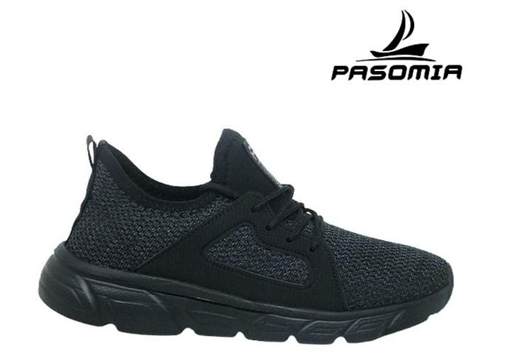 G- PASOMİA SPOR - FAYLON - 040 - TRİKO - SİYAH-SİYAH