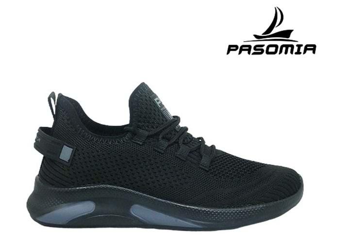 G- PASOMİA SPOR - FAYLON - 062 - TRİKO - SİYAH-SİYAH