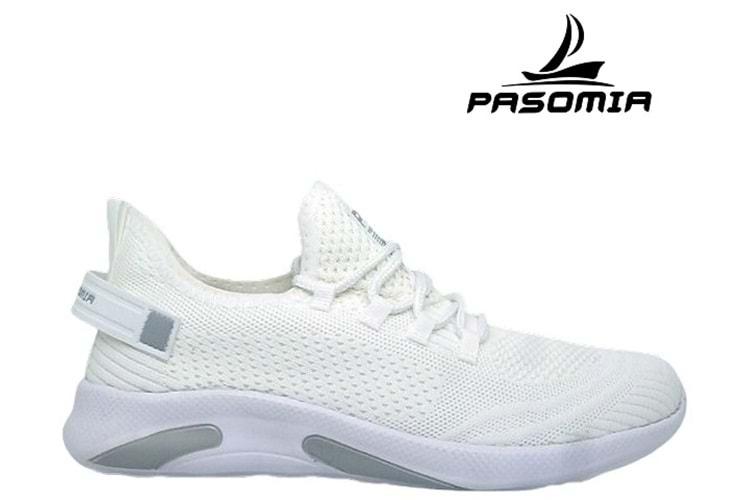 M- PASOMİA SPOR - FAYLON - 062 - TRİKO - BEYAZ