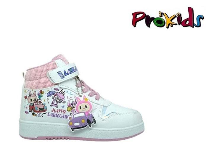 P- PROKİDS SPOR BASKET - 4444 - CİLT / BEYAZ-PEMBE