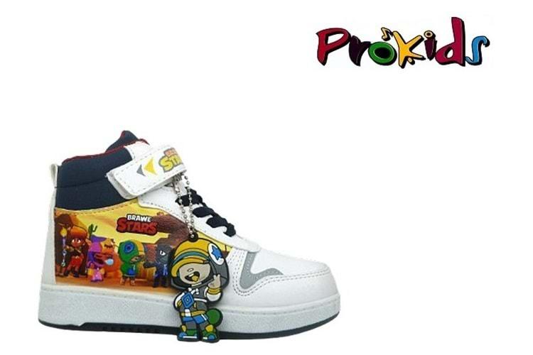 P- PROKİDS SPOR BASKET - 4445 - CİLT / BEYAZ-LAC