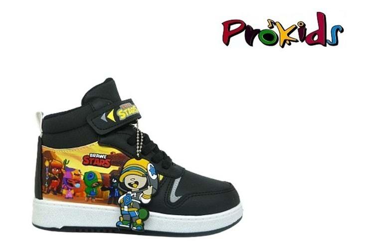 P- PROKİDS SPOR BASKET - 4445 - CİLT / SİYAH