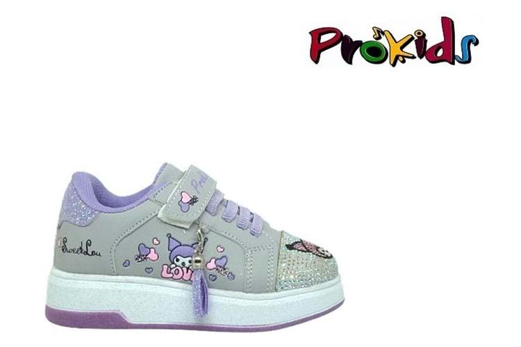P- PROKİDS SPOR - 4110 - CİLT / GRİ-LİLA