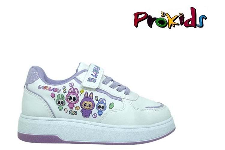 F- PROKİDS SPOR - 4011 - CİLT / BEYAZ-LİLA