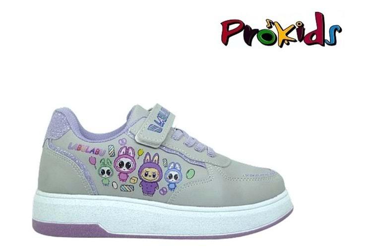 F- PROKİDS SPOR - 4011 - CİLT / GRİ-LİLA
