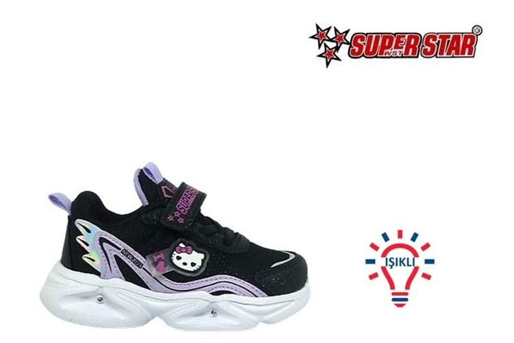 B- SÜPERSTAR SPOR IŞIKLI - 305-14 - ANORAK / SİYAH-LİLA-FUJYA