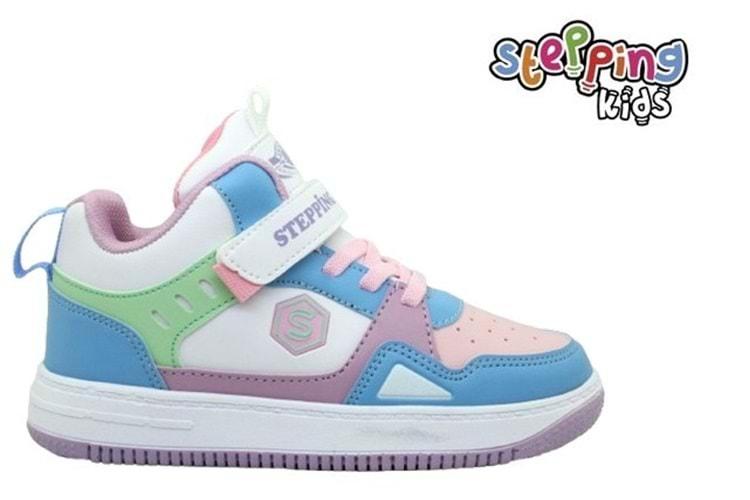 F- STEPPİNG SPOR BASKET - N-365 - CİLT / PEMBE-MOR