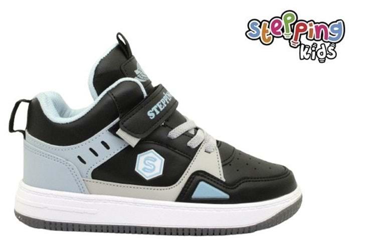 F- STEPPİNG SPOR BASKET - N-365 - CİLT / SİYAH-MAVİ