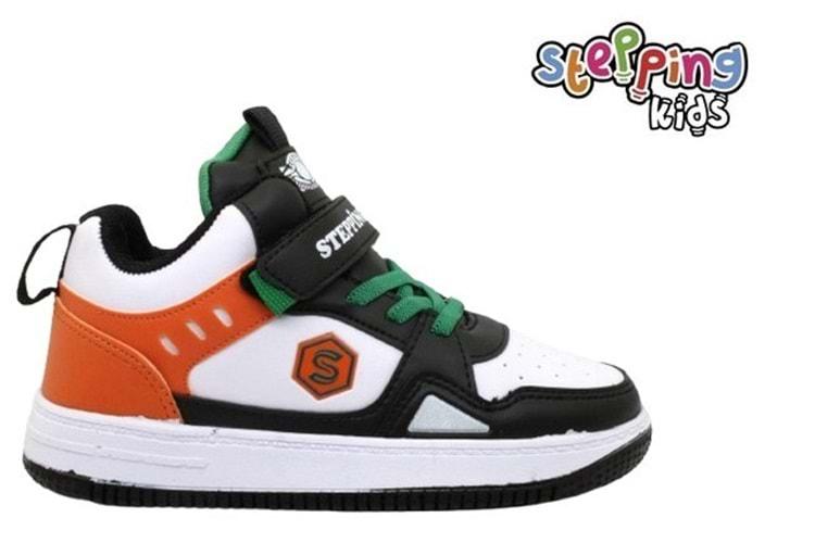 F- STEPPİNG SPOR BASKET - N-365 - CİLT / SİYAH-ORANGE