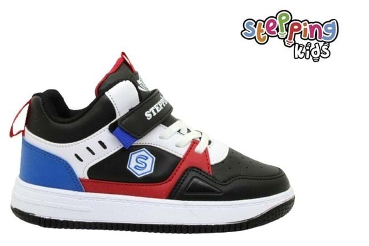 F- STEPPİNG SPOR BASKET - N-365 - CİLT / SİYAH-SAX