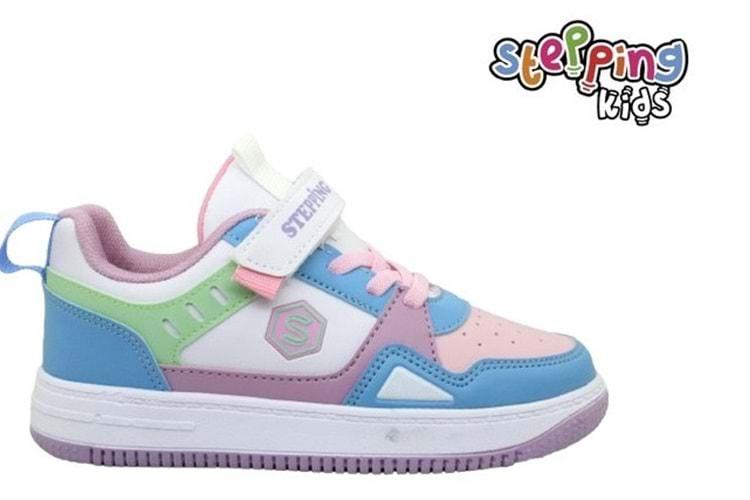F- STEPPİNG SPOR - N-365 - CİLT / TURKUAZ-PEMBE