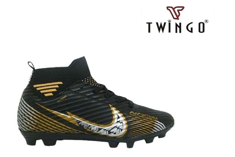 F- TWİNGO KRAMPON - 585 - ÇORAPLI - SİYAH-ALTIN