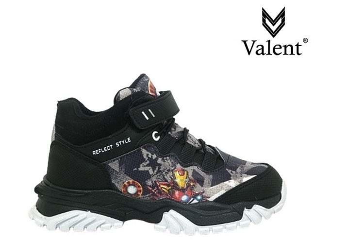 F- VALENT SPOR TREKKİNG - BASKET - C-0401 - SİYAH-BEYAZ