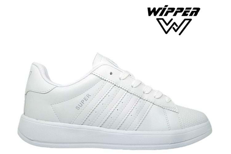 M- WİPPER SPOR - 035 - CİLT / BEYAZ-BEYAZ