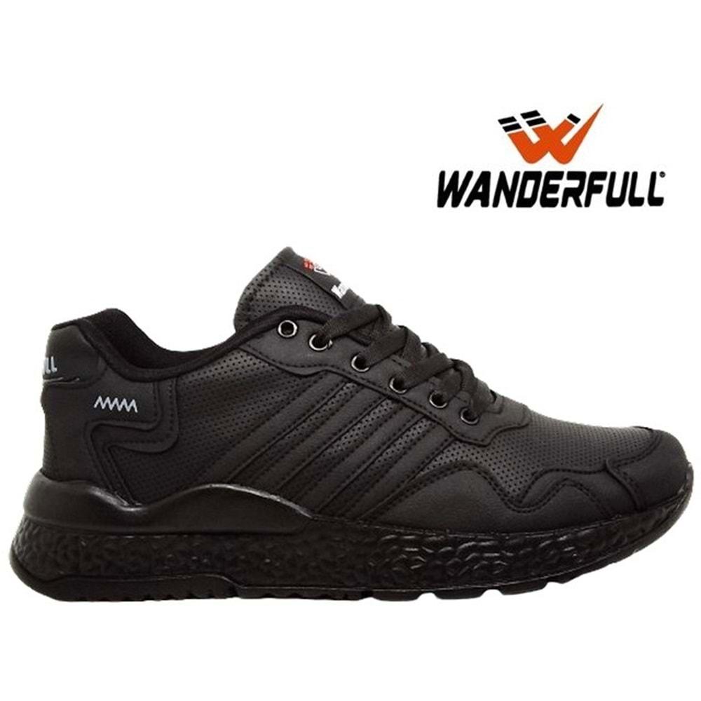 M- WANDERFULL SPOR - 4032 - CİLT / SİYAH-SİYAH