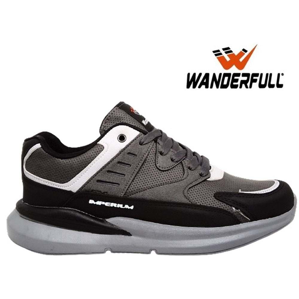 M- WANDERFULL SPOR - 4132 - CİLT / FÜME-SİYAH-BEYAZ