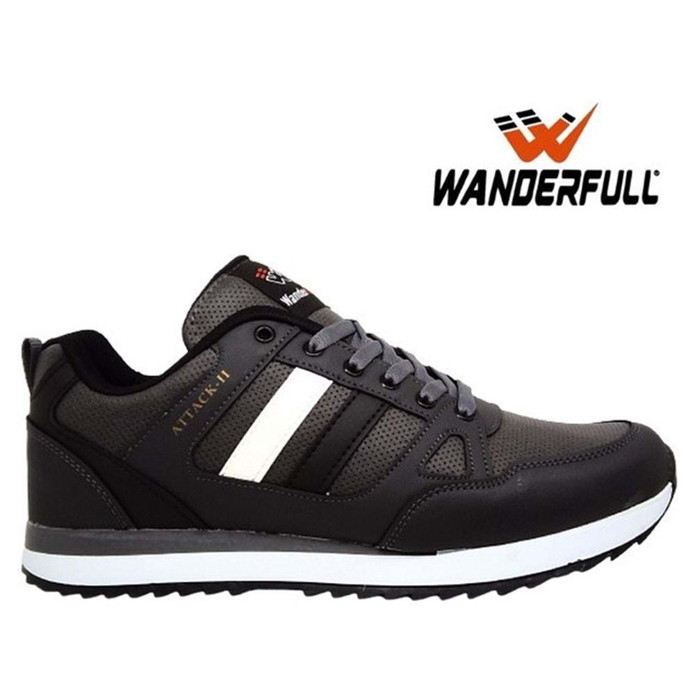 M- WANDERFULL SPOR - 4264 - CİLT / FÜME-BEYAZ-SİYAH